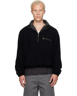 Rier Polar Fleece Jumper - Black