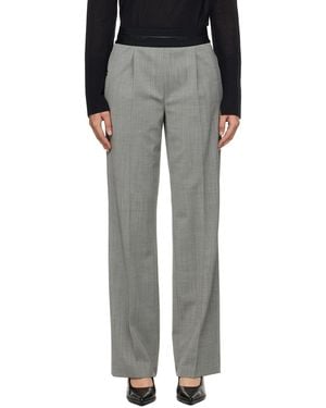 Helmut Lang Black & White Pull-on Trousers
