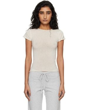 Skims Off- Featherweight Cashmere Tee - Black