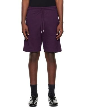 Dries Van Noten Drawstring Shorts - Purple