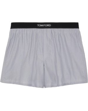 Tom Ford Cotton Boxers - Gray