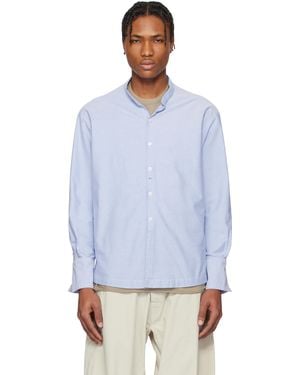 Greg Lauren ブルー Studio オックスフォード シャツ
