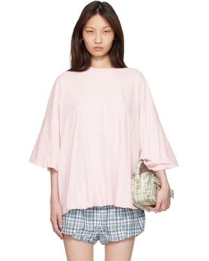 Acne Studios Gathered Logo T-Shirt - White
