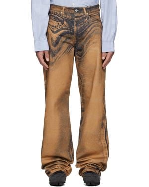 CAMPERLAB Distorted Print Jeans - Multicolour