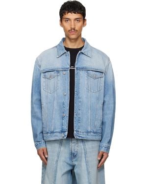 MM6 by Maison Margiela Sports Denim Jacket - Blue