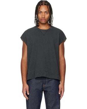 Visvim Mondo Dual Sweat S/L Dmgd Tank Top - Black