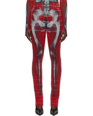 Jean Paul Gaultier Ssense限定 レッド＆ブルー The Squeletor ラウンジパンツ