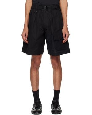Y-3 Ut Wideleg Cargo Shorts - Black