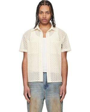 ANDERSSON BELL Off- Tres Sheer Knitted Shirt - Multicolour