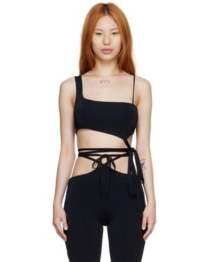 Mach & Mach Viscose Tank Top - Black
