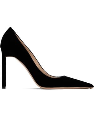 Tom Ford Velvet Heels - Black