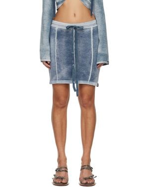 KNWLS Enyo Miniskirt - Blue