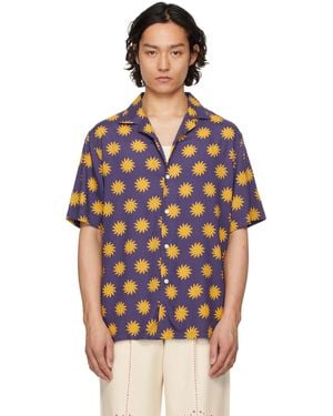 Oas Sunday Sun Viscose Shirt - Blue