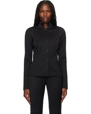 032c Gattaca Tight Suit Jacket - Black
