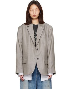 Acne Studios Layered Suit Blazer - Multicolour