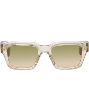 Cutler and Gross 1432 Square Sunglasses - Natural