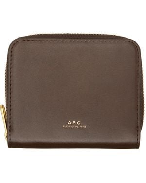 A.P.C. Chelsea Wallet - Brown