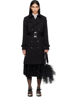 COMME DES GARÇON BLACK Trench Kersey Noir