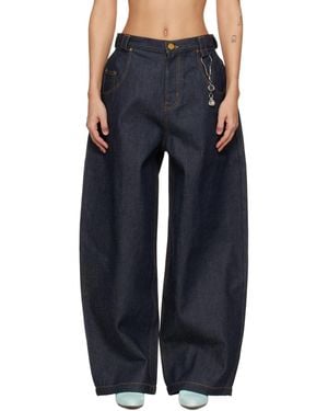Willy Chavarria Bad Girl Jeans - Blue