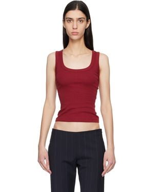 Flore Flore レッド Hillie タンクトップ