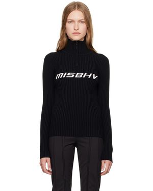 MISBHV Quarter-Zip Ski Turtleneck - Black