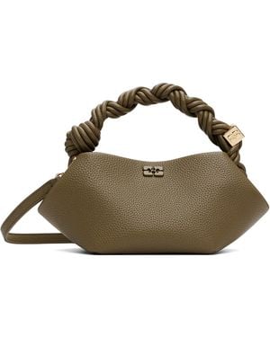 Ganni Grained Mini Bou Bag - Brown
