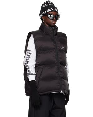 Balenciaga Cocoon logo-print Padded Gilet | Black | FARFETCH