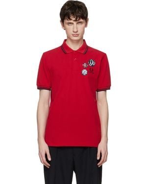 Fred Perry Kris Van Assche Edition Kva Polo - Red