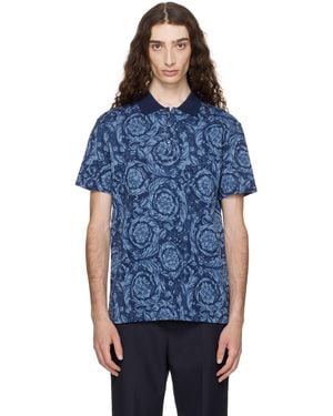 Versace Barocco Polo - Blue