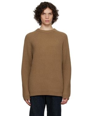 JOSEPH Tan Raglan Jumper - Natural