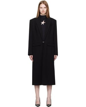 Mugler Pierced Tailored Coat - Black