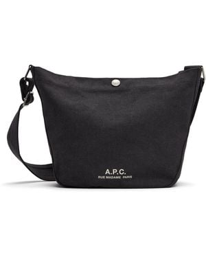 A.P.C. Journal Small Satchel - Black