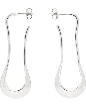 Lemaire Short Drop Earrings - White