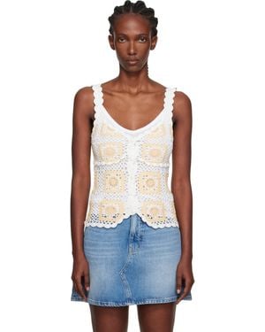 Holzweiler Rosie Crochet Tank Top - Black