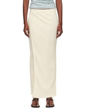 Baserange Off- Brig Maxi Skirt - Natural