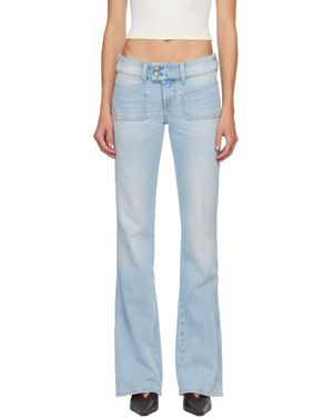DIESEL Jean Semi-Évasé Hush Bleu