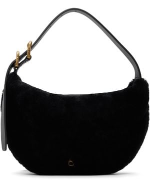 Rag & Bone Mercer Small Shearling Bag - Black
