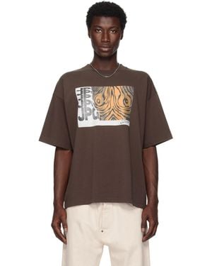 【関税込み】Jean Paul Gaultier ブラウン Printed Wood Tシャツ Jean Paul Gaultier T-shirts for Men | Online Sale up to 75