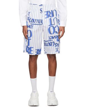 Versace Jeans Couture Doodle Shorts - Blue