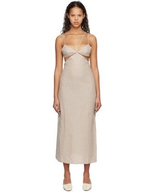 Subtle Le Nguyen Cutout Maxi Dress - Black