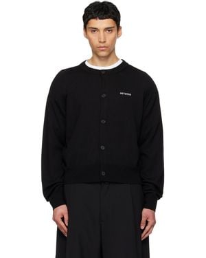 we11done Round Shoulder Cardigan - Black