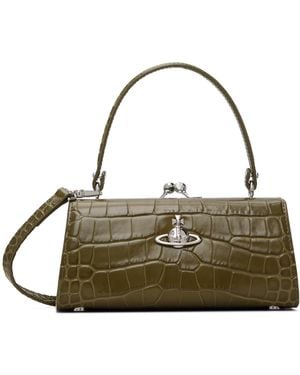 Vivienne Westwood Khaki Doll Xl Bag - Green