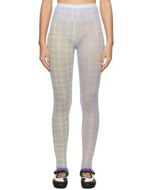 Chopova Lowena Plaid Leggings - Multicolour