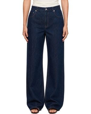 Helmut Lang Saddle Jeans - Blue