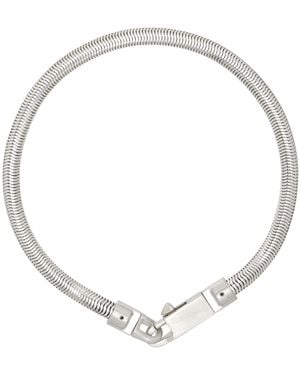 Rick Owens Temple Snake Necklace - Metallic