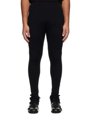 Julius Wool Lounge Trousers - Black
