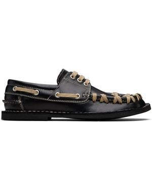 CAMPERLAB Eki Boat Shoes - Black