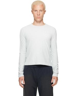 Acne Studios Distressed Logo T-Shirt - White