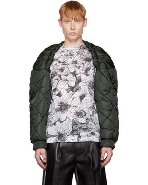 Dries Van Noten ーン キルティング ダウンジャケット - ブラック