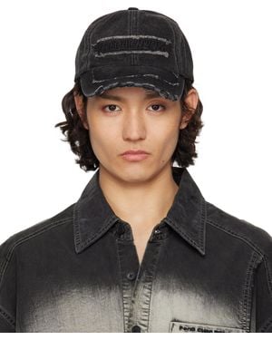 Feng Chen Wang Denim Baseball Cap - Black